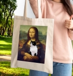 Personalizacja eko Torba  ze zdjęciem Twojego Pupila /    Mona Lisa