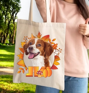 Personalizacja eko Torba  ze zdjęciem Twojego Pupila /   Jesień 10