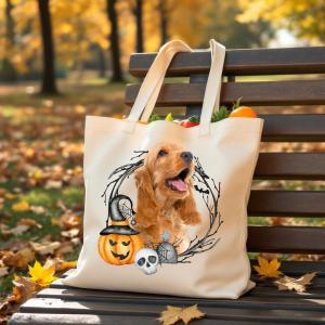 Personalizacja eko Torba  ze zdjęciem Twojego Pupila /   Halloween  7