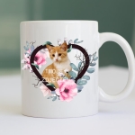 Personalizowany Kubek ze zdjęciem Twojego Pupila / Serce 2