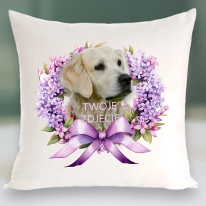 Personalizowany Prezent Poduszka z Twoim Pupilem /  Bez 1