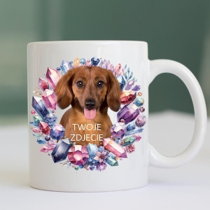 Personalizowany Kubek ze zdjęciem Twojego Pupila / Kryształy 1