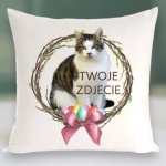 Personalizowany Prezent Poduszka z Twoim Pupilem /  Wielkanoc 1