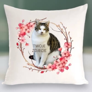 Personalizowany Prezent Poduszka z Twoim Pupilem /  Wiosna 1