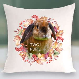 Personalizowany Prezent Poduszka  z  Twoim Pupilem / Jesień 4
