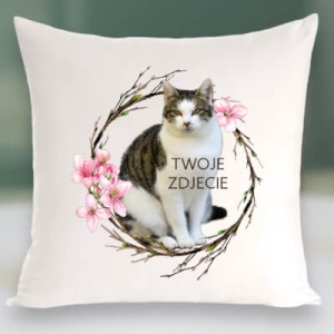 Personalizowany Prezent Poduszka z Twoim Pupilem /  Wiosna 5