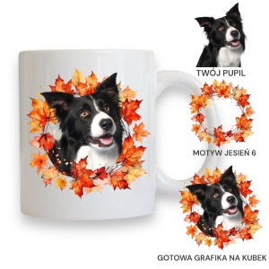 Personalizowany Kubek ze zdjęciem Twojego Pupila / Jesień 6