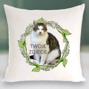 Personalizowany Prezent Poduszka z Twoim Pupilem /  Wiosna 6