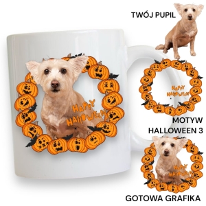 Personalizowany Kubek ze zdjęciem Twojego Pupila / Halloween 3