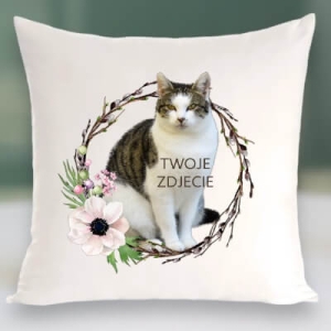 Personalizowany Prezent Poduszka z Twoim Pupilem /  Wiosna 7