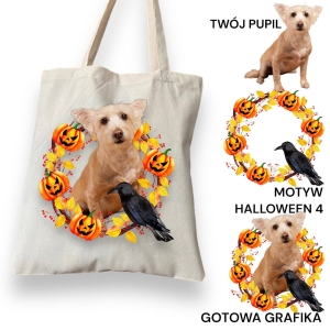 Personalizacja eko Torba  ze zdjęciem Twojego Pupila /   Halloween  4