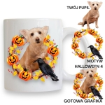 Personalizowany Kubek ze zdjęciem Twojego Pupila / Halloween 4