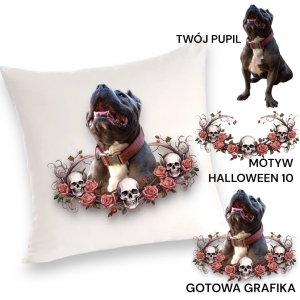 Personalizowany Prezent Poduszka  z  Twoim Pupilem / Halloween 10
