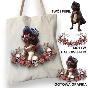 Personalizacja eko Torba  ze zdjęciem Twojego Pupila /   Halloween  10