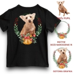 Koszulka z Twoim Pupilem Personalizacja / Biała / Czarna / Dziecięca Unisex  /    Boże Narodzenie 15