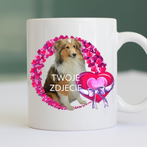 Personalizowany Kubek ze zdjęciem Twojego Pupila / Serce 9