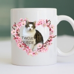 Personalizowany Kubek ze zdjęciem Twojego Pupila / Serce 11