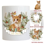 Personalizowany Kubek ze zdjęciem Twojego Pupila / Boże Narodzenie  23