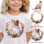 Koszulka z Twoim Pupilem Personalizacja / Biała / Czarna / Dziecięca Unisex  /    Boże Narodzenie 31