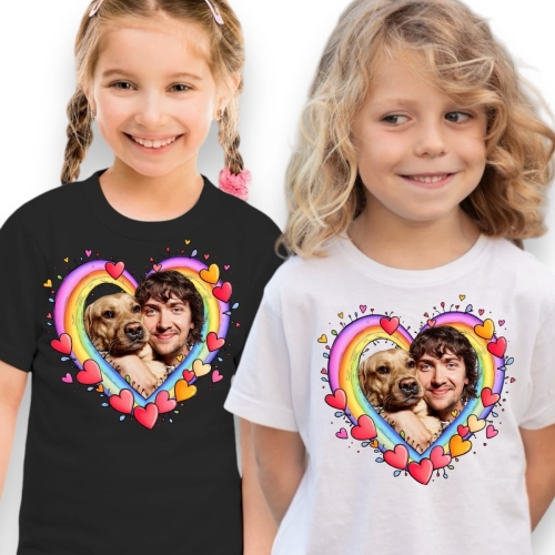 Koszulka personalizowana serce 21